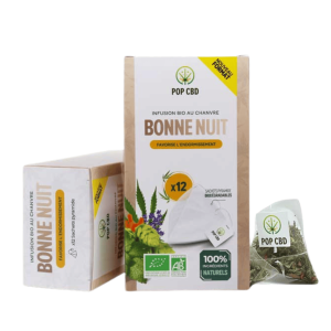 Infusion au CBD - Bonne Nuit - 12 sachets - POP CBD