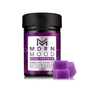 10 Gummies CBD & THC | 25 mg | USA - GALAXY GRAPE